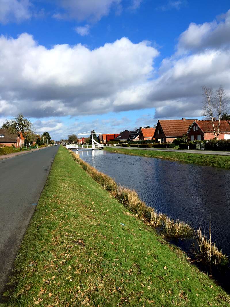 Südwieke in Ostrhauderfehn Ostfriesland.