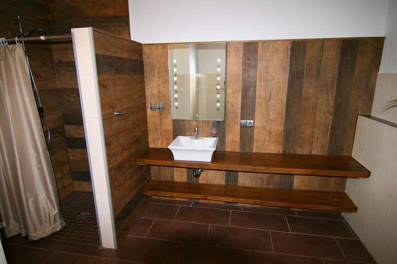 Bad der Ferienwohnung Koslitz.